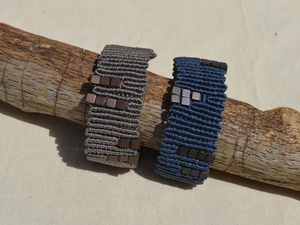 Agni handmade square beaded bracelet