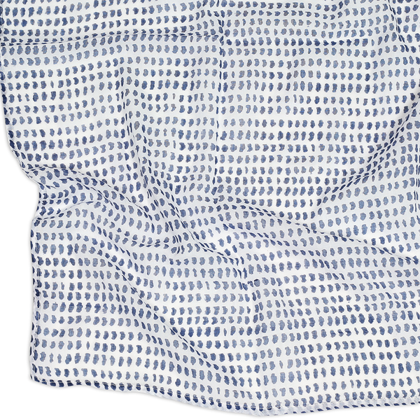 Navy Dot Scarf